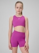 mini: Dziewczęcy biustonosz treningowy 4F 4FJRSS26USBAF280 - różowy (1)