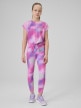 mini: Dziewczęcy crop top treningowy 4F 4FJRSS26TFTSF2387 - multikolor (5)