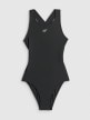  4F JUNIOR Dziewczęcy kostium kąpielowy jednoczęściowy 4F 4FJRSS26USWSF136  czarny Czarny