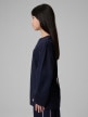 mini: Dziewczęcy longsleeve z nadrukiem 4F 4FJRSS26TLONF664 - granatowy (3)
