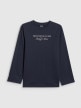 mini: Dziewczęcy longsleeve z nadrukiem 4F 4FJRSS26TLONF664 - granatowy (7)