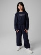 mini: Dziewczęcy longsleeve z nadrukiem 4F 4FJRSS26TLONF664 - granatowy (5)