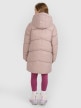 mini: Dziewczęcy płaszcz puchowy pikowany 4F 4FJRAW25TDJAF0808 - beżowy (6)