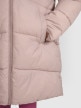 mini: Dziewczęcy płaszcz puchowy pikowany 4F 4FJRAW25TDJAF0808 - beżowy (4)