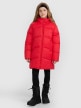 mini: Dziewczęcy płaszcz puchowy pikowany 4F 4FJRAW25TDJAF0808 - czerwony (6)