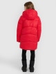 mini: Dziewczęcy płaszcz puchowy pikowany 4F 4FJRAW25TDJAF0808 - czerwony (7)
