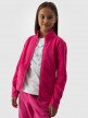 mini: Dziewczęcy polar rozpinany bez kaptura 4F 4FJWMM00TFLEF261 - różowy (4)