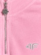 mini: Dziewczęcy polar ze stójką 4F 4FJRAW25TFLEF441 - różowy (8)