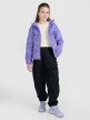 mini: Dziewczęcy softshell 4F 4FJRAW25TSOFF507 - fioletowy (5)