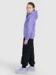 mini: Dziewczęcy softshell 4F 4FJRAW25TSOFF507 - fioletowy (6)