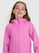 mini: Dziewczęcy softshell rozpinany z kapturem 4F 4FJRAW25TSOFF515 - różowy (4)