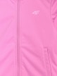 mini: Dziewczęcy softshell rozpinany z kapturem 4F 4FJRAW25TSOFF515 - różowy (9)