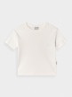 mini: Dziewczęcy t-shirt basic 4F 4FJRSS24TTSHF2053 - biały (5)