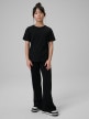 mini: Dziewczęcy t-shirt basic 4F 4FJRSS26TTSHF3454 - czarny (5)