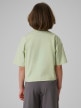 mini: Dziewczęcy t-shirt bez nadruku 4F 4FJRSS26TTSHF3841 - miętowy (5)