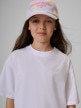 mini: Dziewczęcy t-shirt bez nadruku 4F 4FJRSS26TTSHF3984 - biały (3)