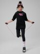 mini: Dziewczęcy t-shirt z nadrukiem 4F 4FJRSS26TTSHF3452 - czarny (3)