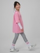 mini: Dziewczęcy t-shirt z nadrukiem 4F 4FJRSS26TTSHF3453 - różowy (4)