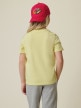 mini: Dziewczęcy t-shirt z nadrukiem 4F 4FJRSS26TTSHF3677 - żółty (6)
