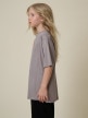 mini: Dziewczęcy t-shirt z nadrukiem 4F 4FJRSS26TTSHF3680 - beżowy (3)
