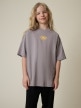 mini: Dziewczęcy t-shirt z nadrukiem 4F 4FJRSS26TTSHF3680 - beżowy (4)