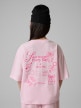 mini: Dziewczęcy t-shirt z nadrukiem 4F 4FJRSS26TTSHF3690 - różowy (6)
