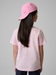 mini: Dziewczęcy t-shirt z nadrukiem 4F 4FJRSS26TTSHF3691 - różowy (6)