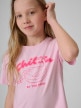 mini: Dziewczęcy t-shirt z nadrukiem 4F 4FJRSS26TTSHF3912 - różowy (3)