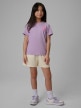 mini: Dziewczęcy t-shirt z nadrukiem 4F 4FJWSS26TTSHF2939 - fioletowy (6)