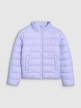 mini: Dziewczęca kurtka puchowa pikowana 4F 4FJWSS25TDJAF515  - fioletowa (6)