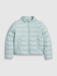 mini: Dziewczęca kurtka puchowa pikowana 4F 4FJWSS25TDJAF515  - turkusowa (6)