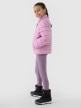 mini: Dziewczęca kurtka puchowa pikowana 4F 4FJWSS25TDJAF515  - różowa (4)