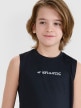  4F JUNIOR Chłopięcy top treningowy 4F 4FJWSS25TFTSM1211  czarny Czarny
