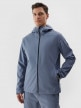 Męska kurtka softshell membrana 5000 4F 4FWAW24TSOFM283 - niebieska