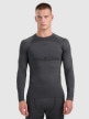  4F Męska bielizna termoaktywna (góra) 4F 4FWAW25USEAM237  szara Szary