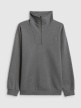 mini: Męska bluza dresowa nierozpinana 4F 4FRSS26TSWSM2794 - szara (7)