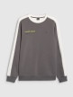 mini: Męska bluza dresowa nierozpinana bez kaptura 4F 4FRAW25TSWSM2457 - szara (8)