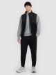 mini: Męska bluza dresowa nierozpinana bez kaptura 4F 4FRMM00TSWSM2478 - szara (2)