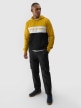 mini: Męska bluza dresowa nierozpinana bez kaptura 4F 4FWSS24TSWSM1032 - żółta (3)