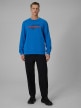 mini: Męska bluza dresowa nierozpinana bez kaptura 4F 4FWSS26TSWSM2237 - niebieska (5)