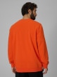 mini: Męska bluza dresowa nierozpinana bez kaptura 4F 4FWSS26TSWSM2237 - pomarańczowa (7)