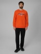 mini: Męska bluza dresowa nierozpinana bez kaptura 4F 4FWSS26TSWSM2237 - pomarańczowa (6)