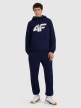 mini: Męska bluza dresowa nierozpinana z kapturem 4F 4FRMM00TSWSM2477 - granatowa (5)