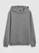 mini: Męska bluza dresowa nierozpinana z kapturem 4F 4FRSS26TSWSM2793 - szara (8)