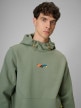 mini: Męska bluza dresowa nierozpinana z kapturem 4F 4FRSS26TSWSM2894 - khaki (6)