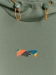 mini: Męska bluza dresowa nierozpinana z kapturem 4F 4FRSS26TSWSM2894 - khaki (10)