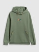 mini: Męska bluza dresowa nierozpinana z kapturem 4F 4FRSS26TSWSM2894 - khaki (9)