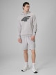 mini: Męska bluza dresowa nierozpinana z kapturem 4F 4FRSS26TSWSM2896 - szara (5)