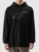 mini: Męska bluza dresowa nierozpinana z kapturem 4F 4FWMM00TSWSM1766 - czarna (5)
