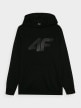 mini: Męska bluza dresowa nierozpinana z kapturem 4F 4FWMM00TSWSM1766 - czarna (6)